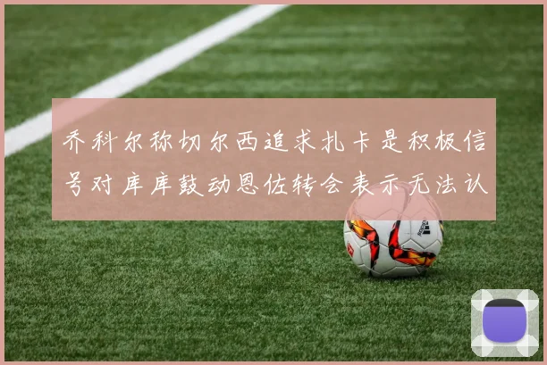 乔科尔称切尔西追求扎卡是积极信号对库库鼓动恩佐转会表示无法认同